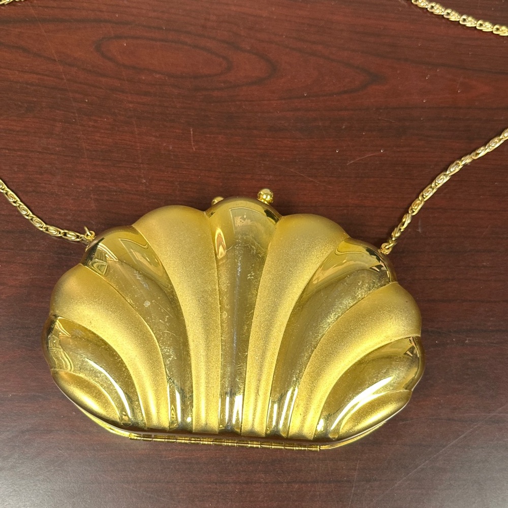 Stanley Gold Shell Purse